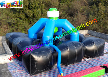 Crazy  Air Laser Tag Inflatable Maze Sport Laser Games With PVC Tarpaulin