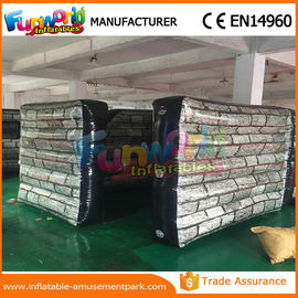 Customized Size Waterproof Inflatable Barricade Paintball Bunker Inflatable Wall Bunker