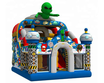 Out Space Inflatable Bouncy Castle Slide Combo Jumper 1 Year Warranty